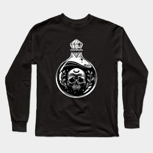 Poison. Vampire Skull Long Sleeve T-Shirt